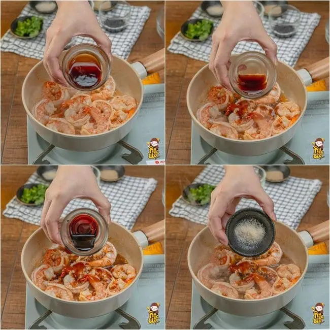  ข้าวไข่ข้นกุ้งกระเทียมพริกไทย